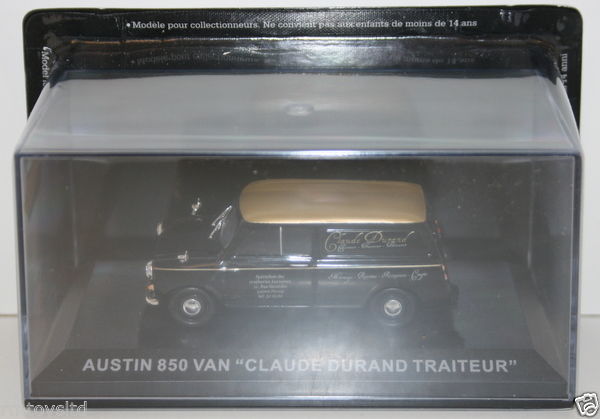 ALTAYA 1/43 SCALE 10675  - AUSTIN 850 VAN - CLAUDE DURAND TRAITEUR