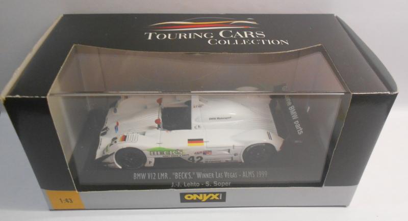 Onyx 1/43 Scale - XGT011 BMW V12 LMR 'BECKS' J-J LETHO/S.SOPER 1999