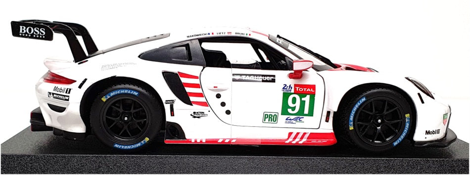 Burago 1/24 Scale 18-28016 - Porsche 911 RSR LM 2020 - Red #91