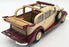 Triple 9 1/18 1800104 - 1936 Mercedes Benz 260D Pullman Landualet - Beige/Red