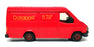 Corgi Appx 10cm Long Diecast C656/2 - Ford Transit Van Royal Mail Datapost - Red