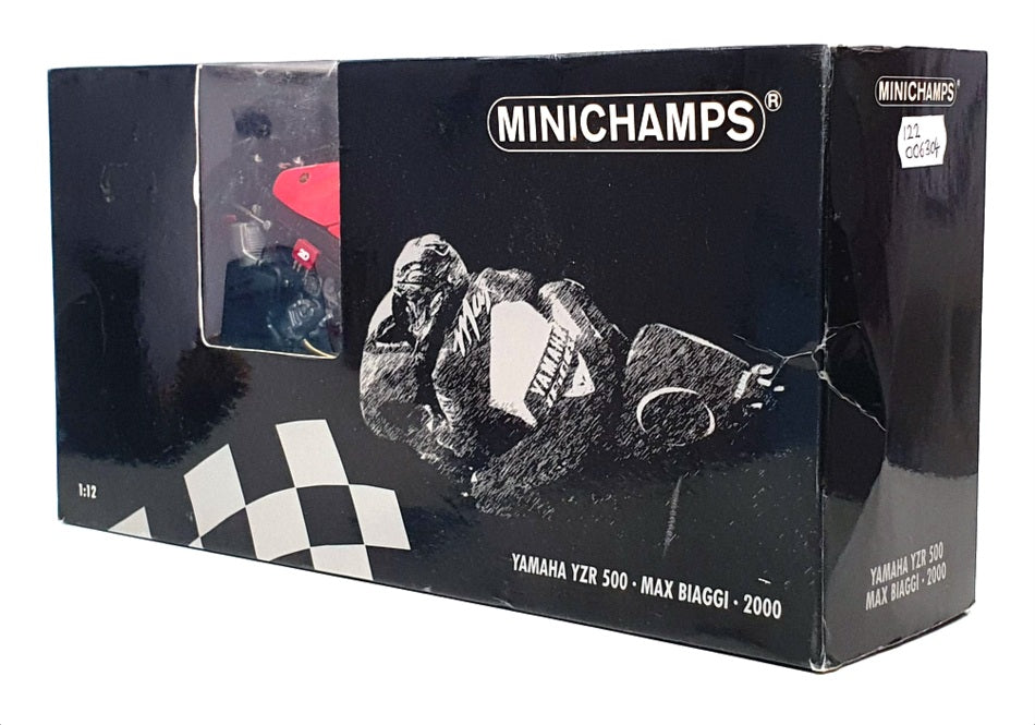 Minichamps 1/12 Scale 122 006304 - Yamaha YZR 500 Max Biaggi 2001