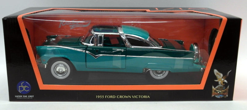 Road Signature 1/18 Scale Diecast - 92138 1955 Ford Crown Victoria Green