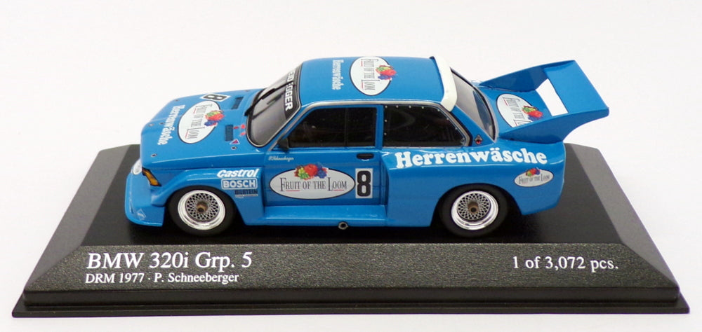 Minichamps 1/43 Scale 400 772308 - BMW 320i Grp. 5 DRM 1977