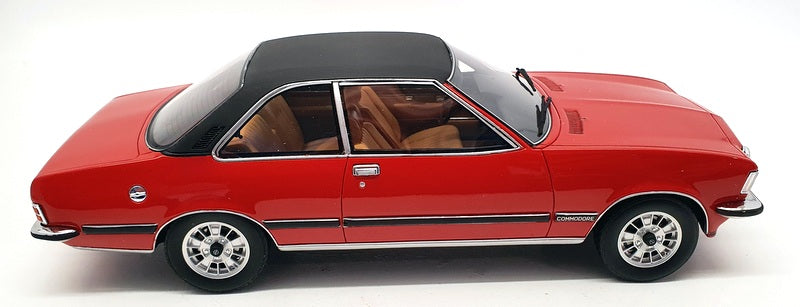 Otto Mobile 1/18 Scale Resin OT159 - 1977 Opel Commodore B GS/E - Red/Black