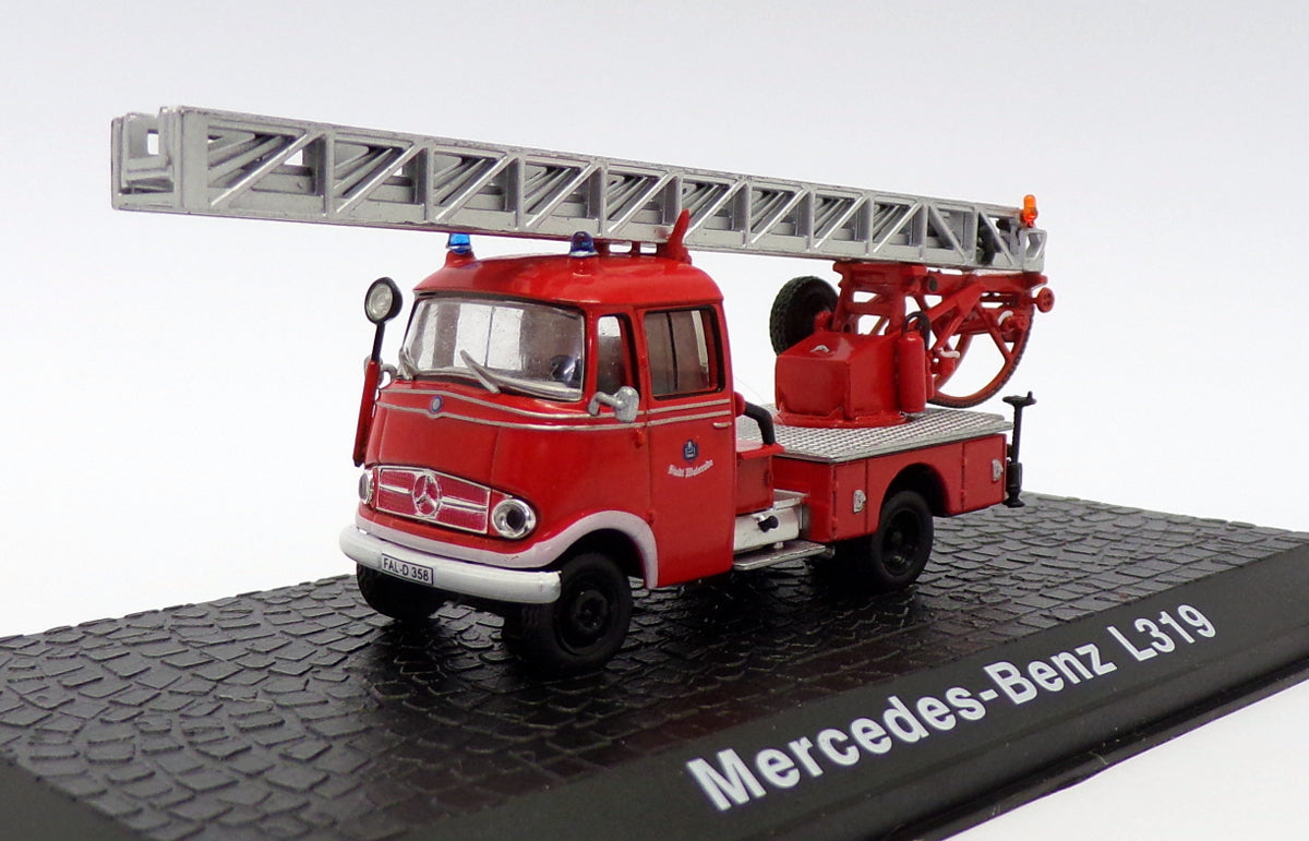 Atlas Editions 1/76 Scale 7147 002 - Mercedes Benz L319 - Fire Engine