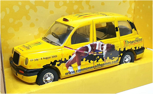 Corgi Appx 12cm Long Diecast CC85902 - LTI Taxi Cab Manchester 2002 - Yellow