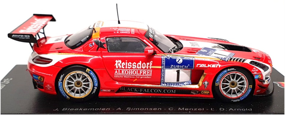 Spark 1/43 Scale SG129 - Mercedes SLS AMG GT3 - #1 2nd ADAC 24H Nurburgring 2014