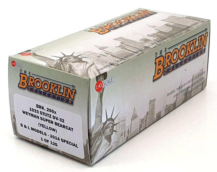 Brooklin 1/43 Scale BRK200X - 1933 Stutz DV-32 Weyman Super Bearcat - 1 of 125