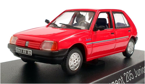 Norev 1/43 Scale Diecast 471731 - 1988 Peugeot 205 Junior - Red