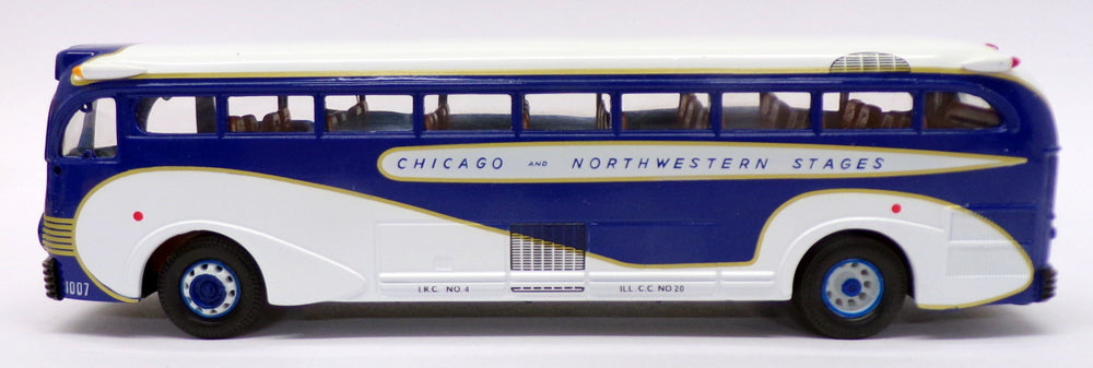 Corgi 1/50 Scale Model Bus 53901 - Union Pacific Yellow Coach 743