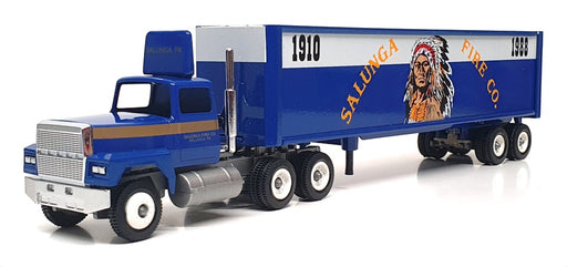 Winross 1/64 Scale WR013 - Ford Truck & Trailer Sallunga Fire Co. - Blue