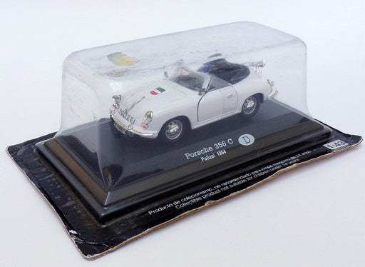 Altaya 1/43 Scale Police Car ALP011 - Porsche 356 C - Polizei 1964