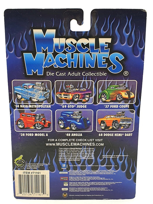 Muscle Machines 1/64 Scale Diecast 71161 03-55 - 1954 Nash Metropolitan