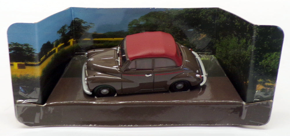 Corgi 1/43 Scale Diecast 96755 - Morris Minor Convertible - Brown/Red