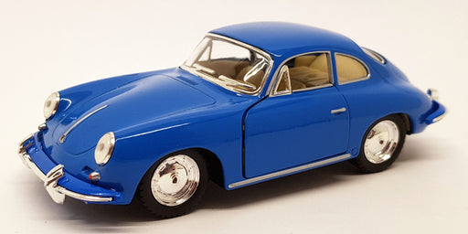 Porsche 356B Carrera 2 - Blue - Kinsmart Pull Back & Go Car