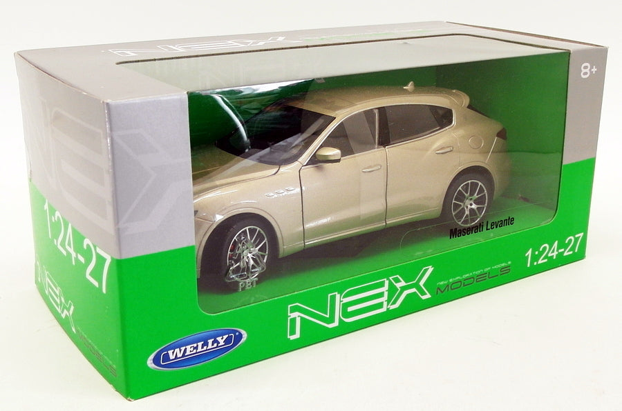 Welly 1/24-27 Scale Diecast 24078W - Maserati Levante - Champagne