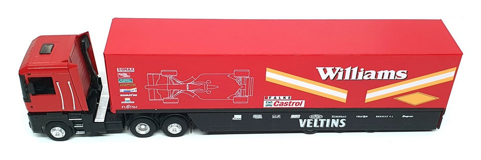 Eligor 1/43 Scale 11355 - Renault Magnum F1 Transporter Truck - Red