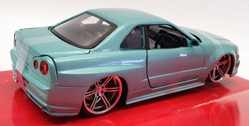 Fast And Furious Brian's Nissan Skyline GT-R BNR34 1:24 Jada Fast And Furious Brian's Nissan Skyline GT-R BNR34 1:24 Jada