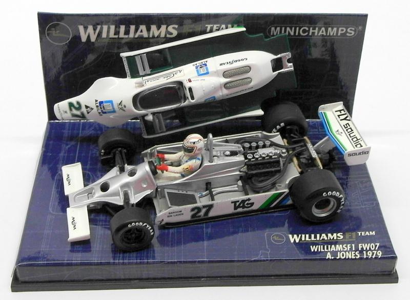Minichamps 1/43 Scale Diecast 430 790027 - Williams F1 FW07 - A.Jones 1979