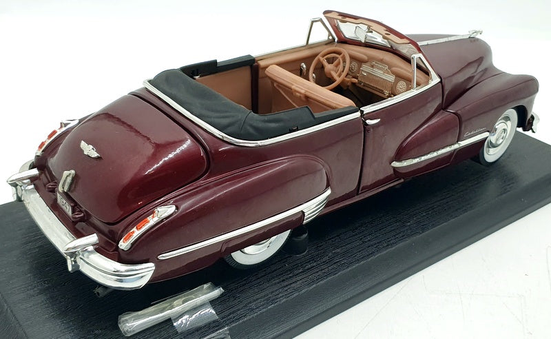 Anson 1/18 Scale Diecast 30335 - 1947 Cadillac Series 62 - Dark Met Red