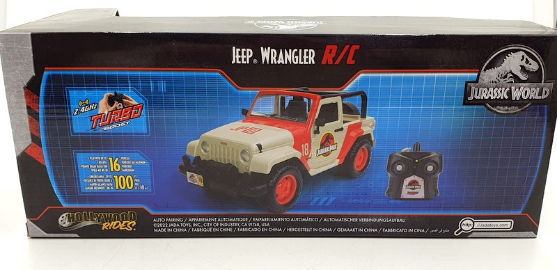 Jada 1/16 Scale 32132 - Jeep Wrangler R/C 2.4 GHz Jurassic World