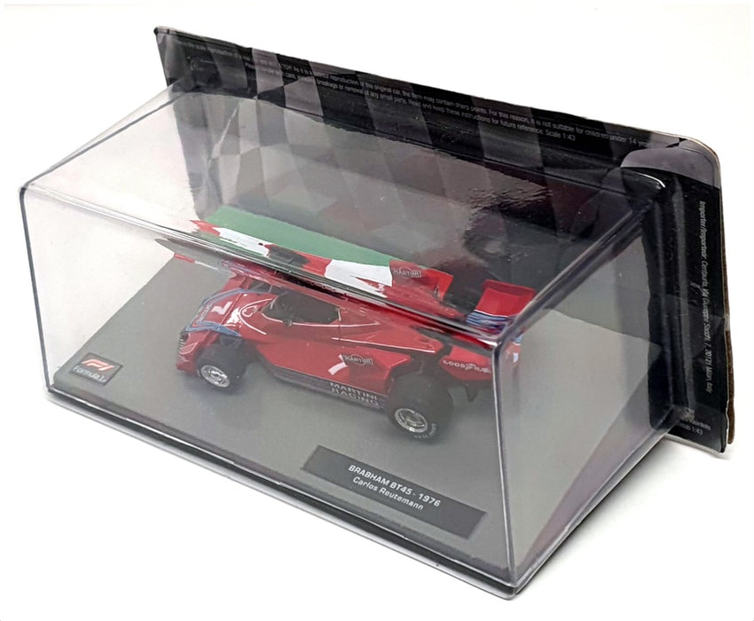 Altaya 1/43 Scale 28522E - F1 Brabham BT45 1976 C. Reutemann - Red