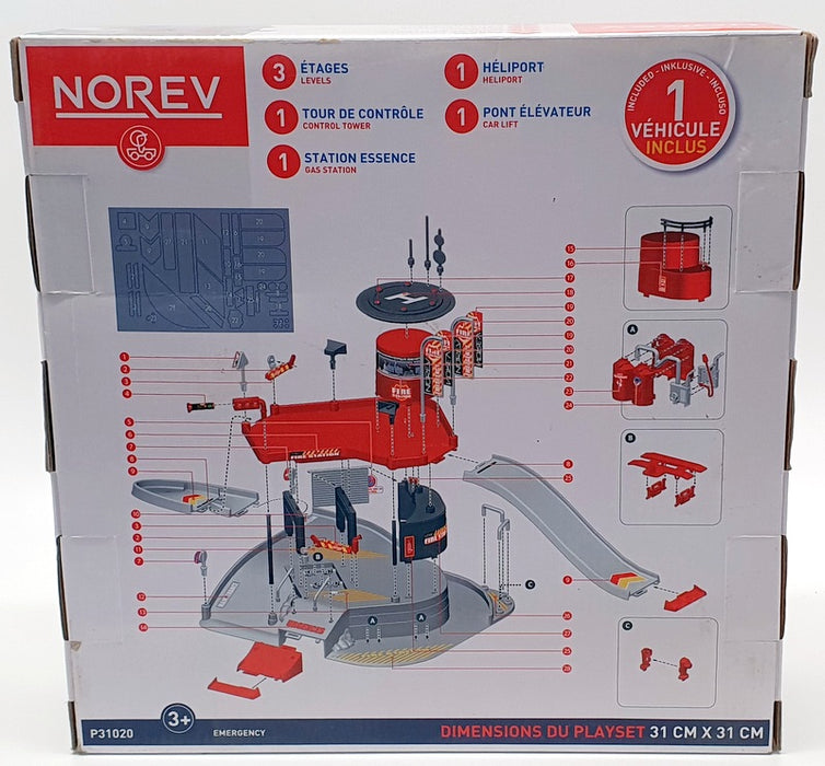 Norev  P31020 - Fire Station Emergency Playset