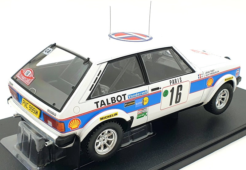 IXO 1/18 Scale 18RMC095A - Talbot Sunbeam Lotus #16 RMC 1981 G.Frequelin