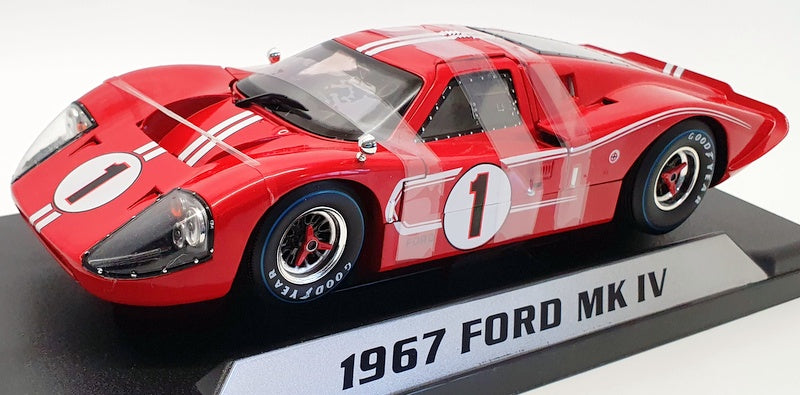 Shelby Collectibles SC423 1967 Ford GT MK IV #1 Red LeMans Ganador 24 Horas 1/18 Modelo de Coche Fundido a Presión