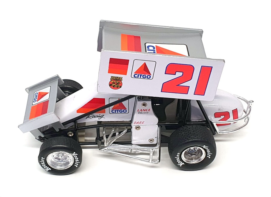 Racing Champions 1/24 Scale 09035 - Sprint Race Car No.21 Lance Blevins - White
