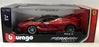 Burago 1/18 Scale Diecast 18-16010 Ferrari FXX K Supercar Red Black Model Car