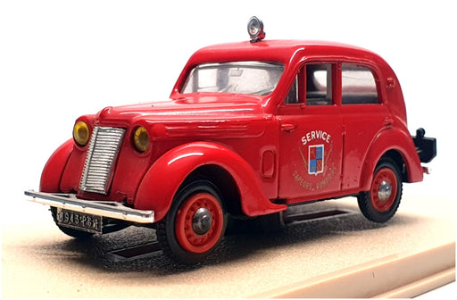 Eligor 1/43 Scale 1014 - 1938 Renault Javaquatre Fire Car - Red