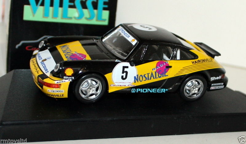 VITESSE 1/43 - 734.7 PORSCHE CARRERA CUP #5 RADIO NOSTALGIE