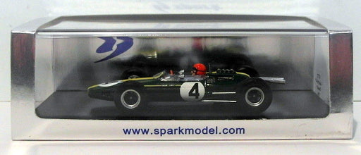 Spark Models 1/43 Scale Resin S1772 - Lotus 25 #4 4th France GP 1964