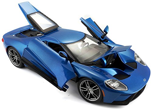 Maisto 1/18 Ford GT 2017 Supercar Blue Gulf Racing - Diecast Maisto 1/18 Ford GT 2017 Supercar Blue Gulf Racing - Diecast
