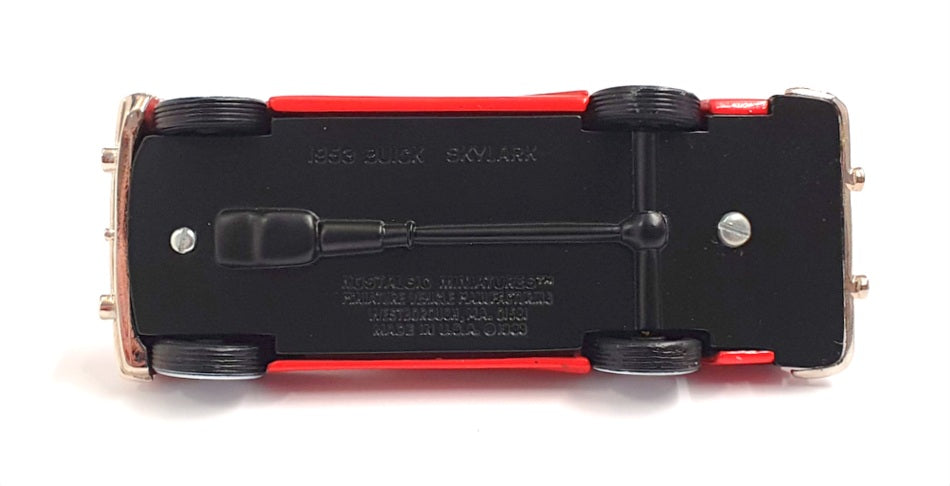 Nostalgic Miniatures 1/43 Scale NM1953B - 1953 Buick Skylark - Red/White