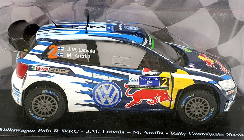 Altaya 1/24 Scale Diecast AL5122C - Volkswagen Polo R WRC J.M.Latvala #2 2016