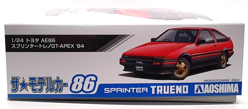 Aoshima 1/24 Scale Kit 05969 - 1984 Toyota AE86 Trueno Sprinter GT-Apex