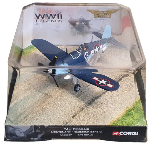 Corgi 1/72 Scale AA33007 - F4U Corsair Lieutenant Frederick Streig