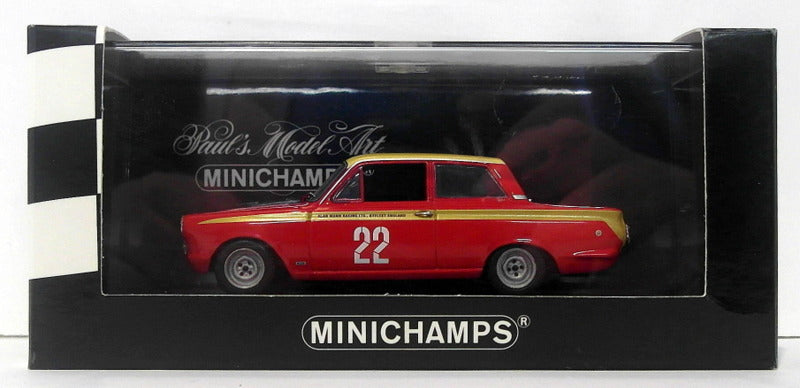 Minichamps 1/43 Scale 400648222 Lotus Cortina Mk1 Budapest ETCC 1964 J.Whitmore