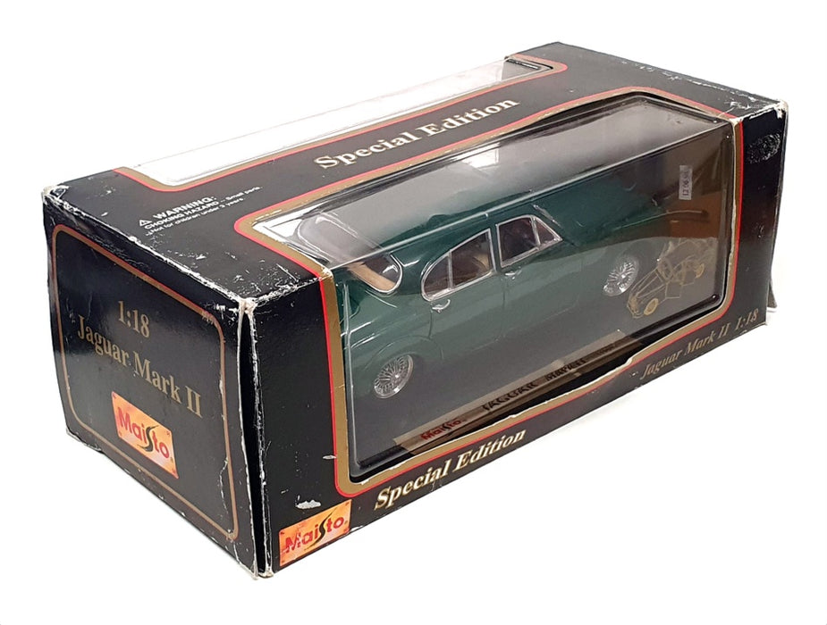 Maisto 1/18 Scale Diecast 31833 - 1959 Jaguar Mk2 - Green
