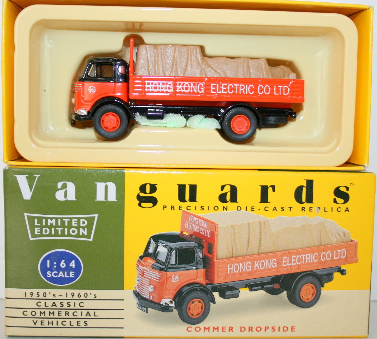 VANGUARDS 1/64 VA16007 COMMER DROPSIDE HONG KONG ELECTRICAL