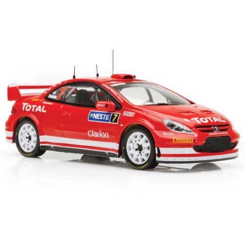Ixo 1/43 Scale RAM202 PEUGEOT 307 WRC #7 WINNER RALLY FINLAND 2005