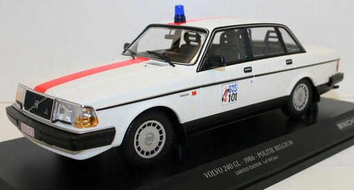 Minichamps 1/18 Diecast 155 171492 - 1986 Volvo 240 GL - Belgium Police