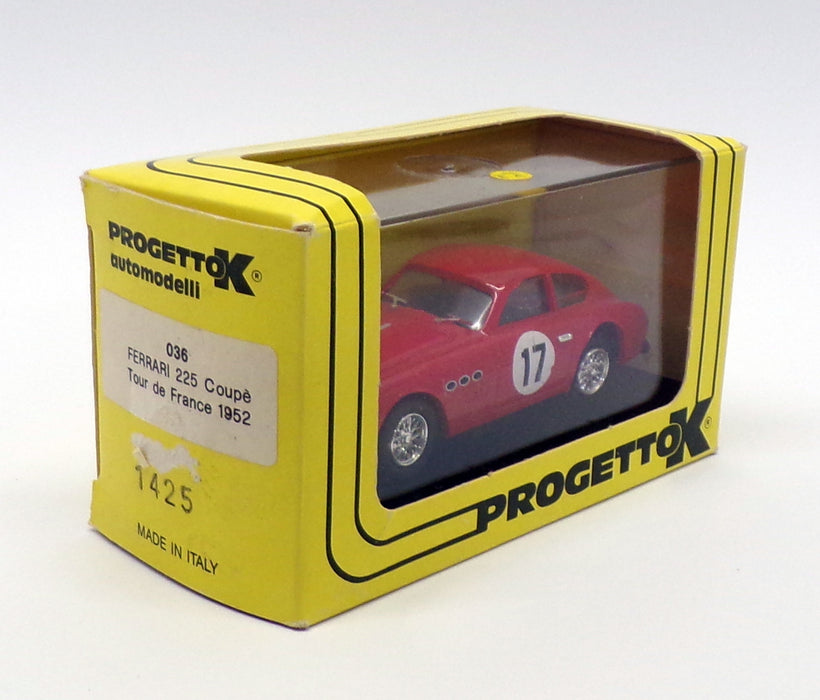 Progetto K 1/43 Scale 036 - Ferrari 225 Coupe - #17 Tour De France 1952