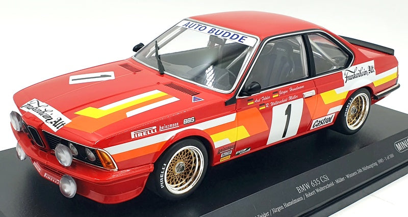 Minichamps 1/18 Scale Diecast 155 852501 BMW 635 CSi A.Felder 24H 1985 #1