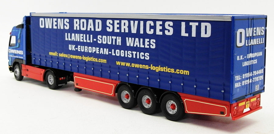 Corgi 1/50 Scale Truck CC12402 - Volvo Globetrotter FH12 Curtainside - Owens