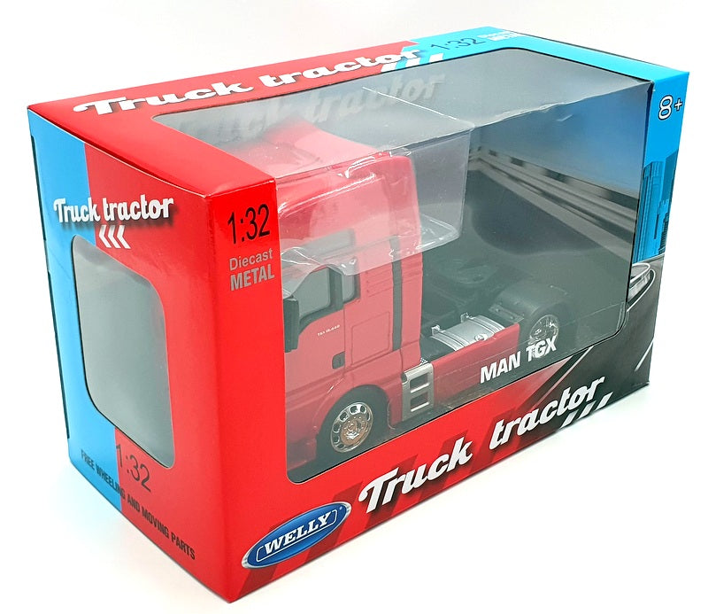 Welly 1/32 Scale Model Car 32650S-W - MAN TGX - Red