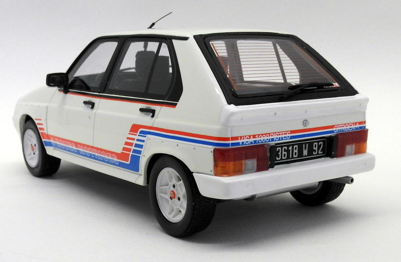 Otto 1/18 Scale Model Car - OT522 Citroen Visa M.P White